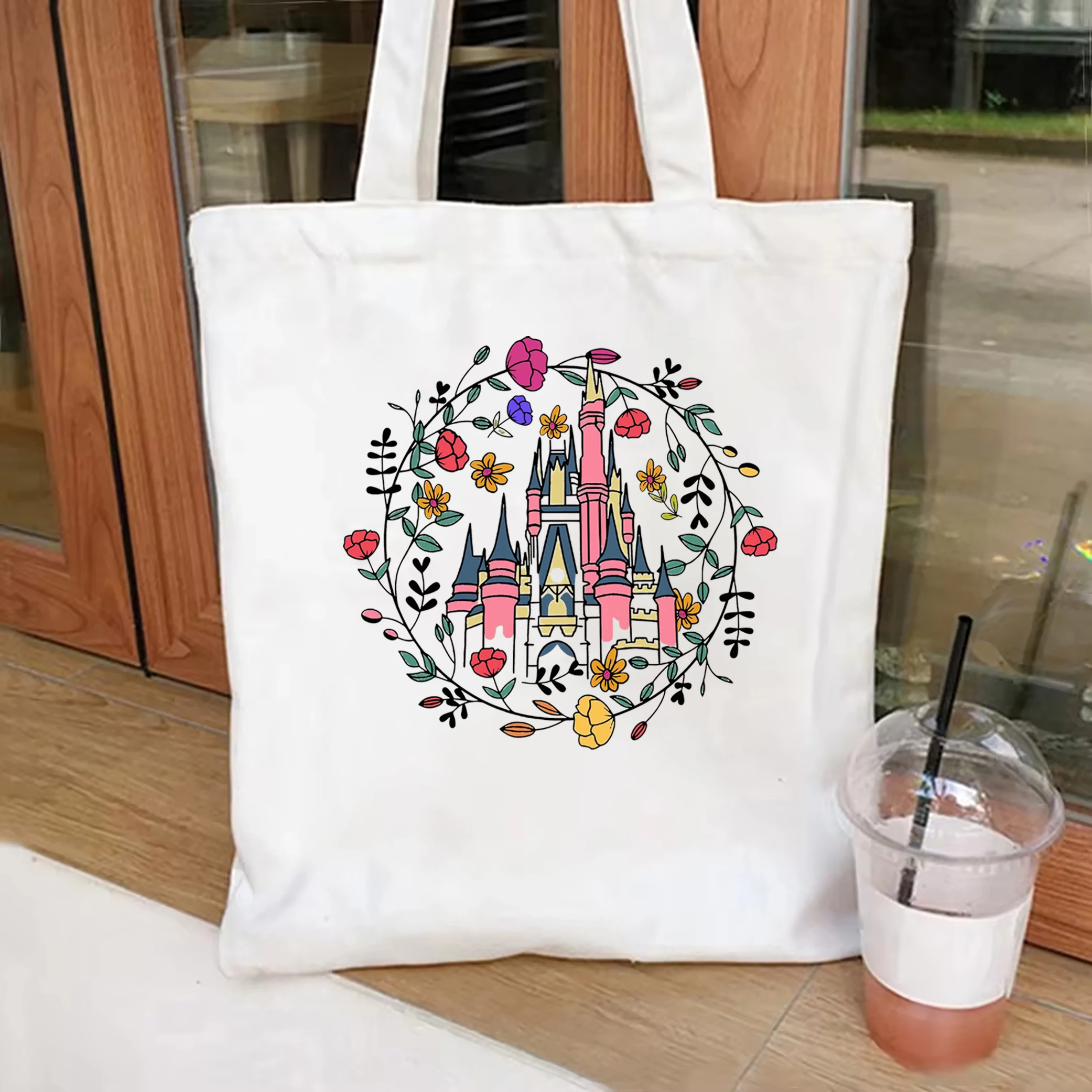 Сумка-тоут с замком и цветами Диснея тоут садовая сумочка-тоут на плечо цветочным