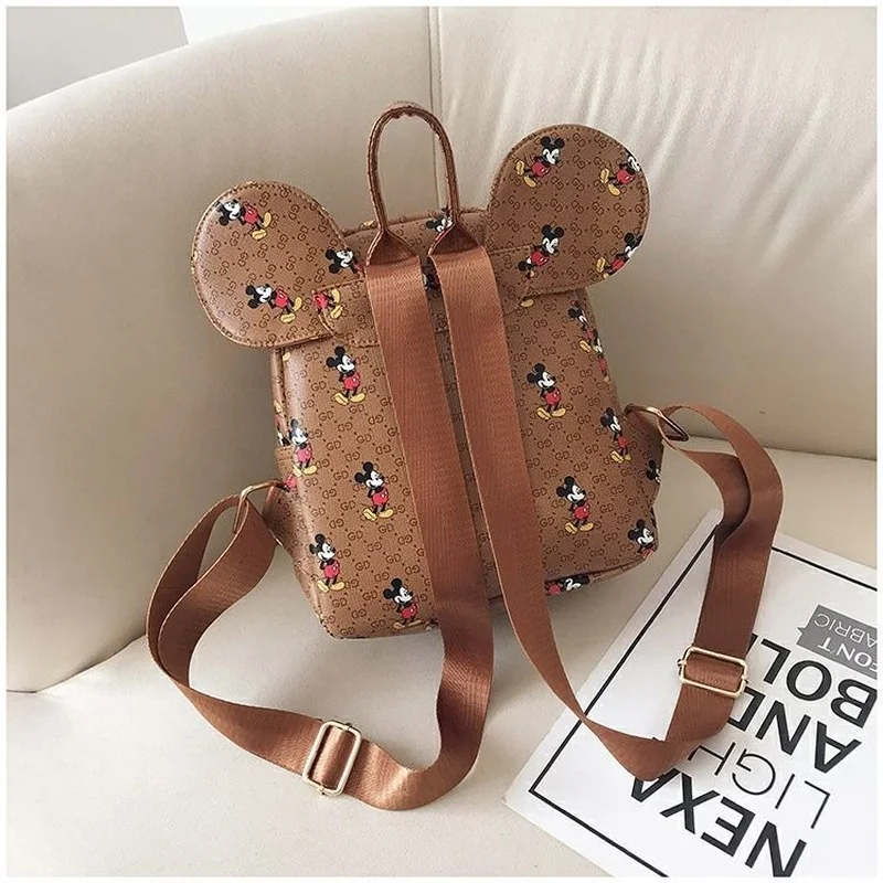 Многофункциональный женский рюкзак из ПУ кожи с мультяшным изображением Микки