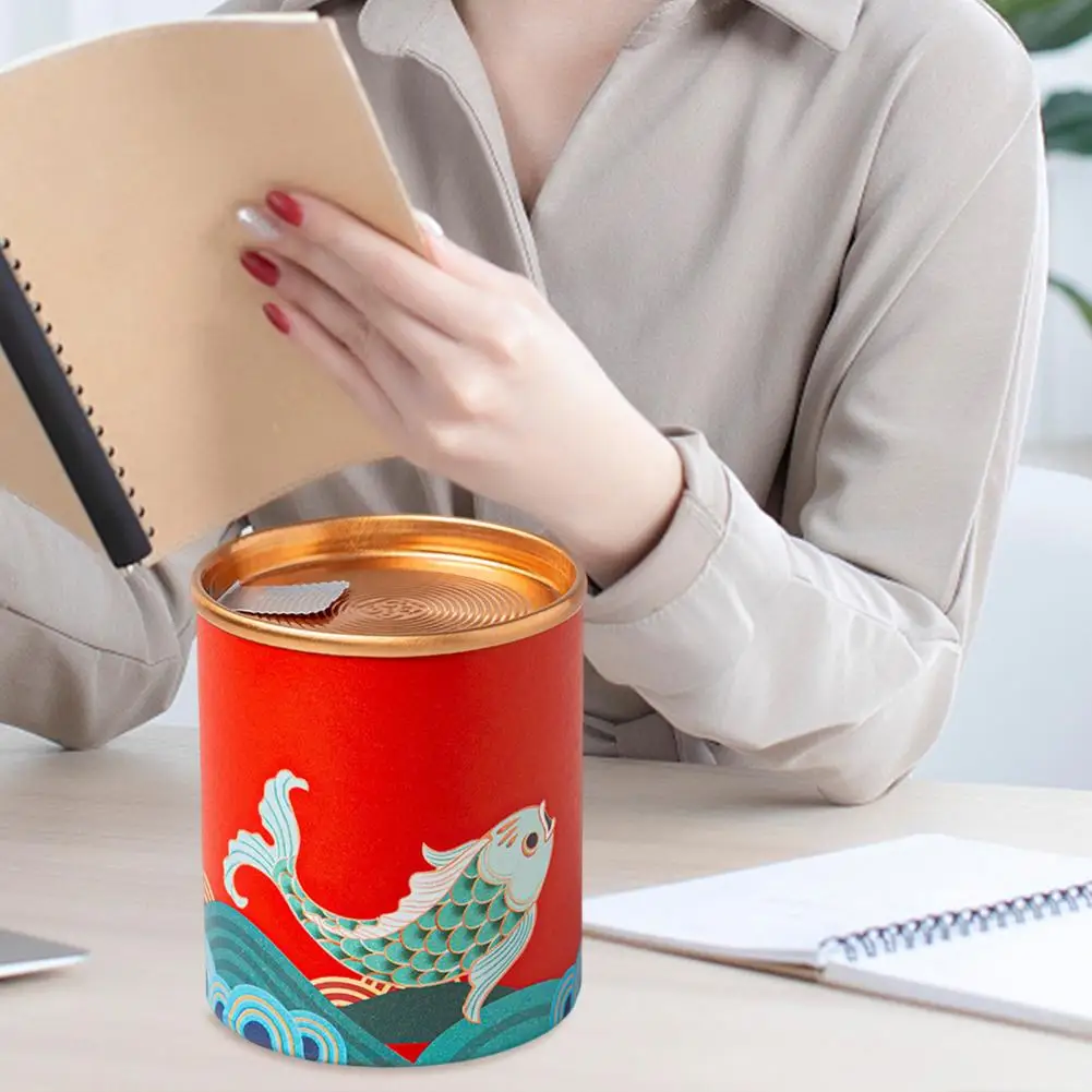 Бумажная банка для хранения чая удобная из нержавеющей стали упаковки на