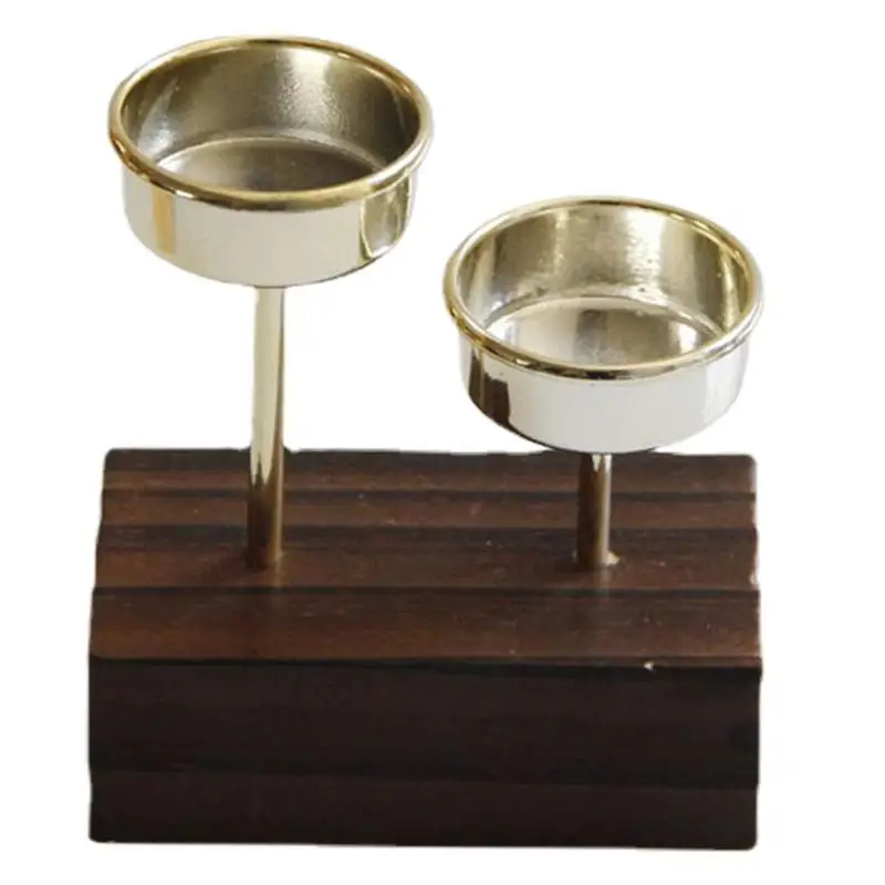 Elegant Candle Centerpieces For Tables Vintage Modern Decorative Wood Candle Holders For Votives And Tea