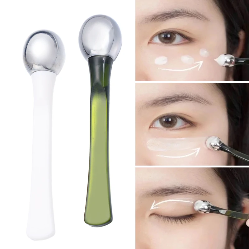 

Anti Wrinkle Eye Cream Massager Stick Facial Mask Mixing Brush Essence Mixing Metal Spatula Facial Eye Massage Beauty Care Tools