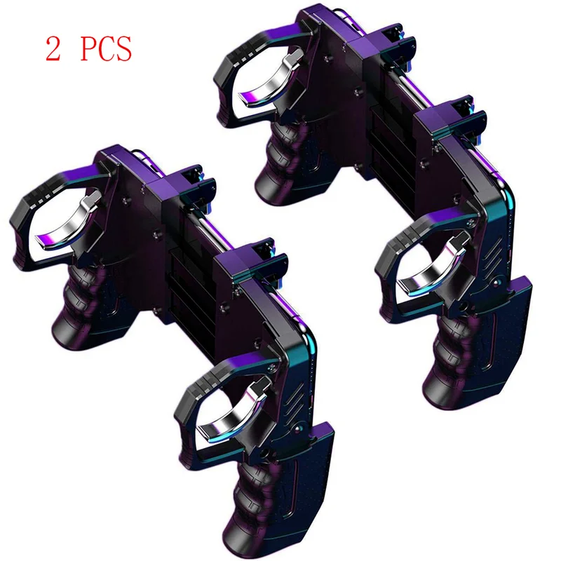 

2PCS K21 Game Controller Aim Trigger Fire Buttons L1R1 Shooter Sensitive Joystick Gamepad for PUBG 4.7-6.5 Inch Smart Phone