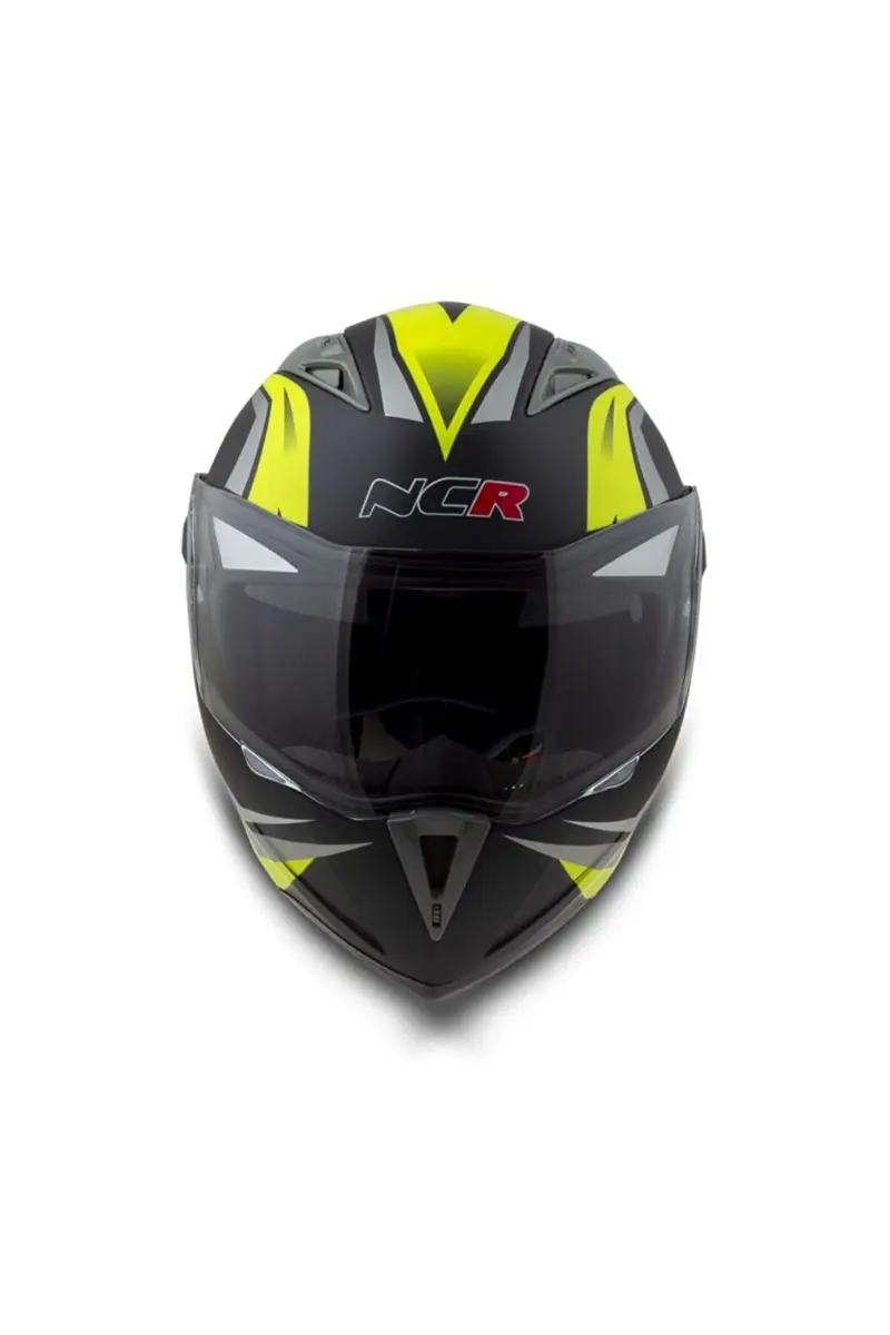 

Jaw open visor with bell