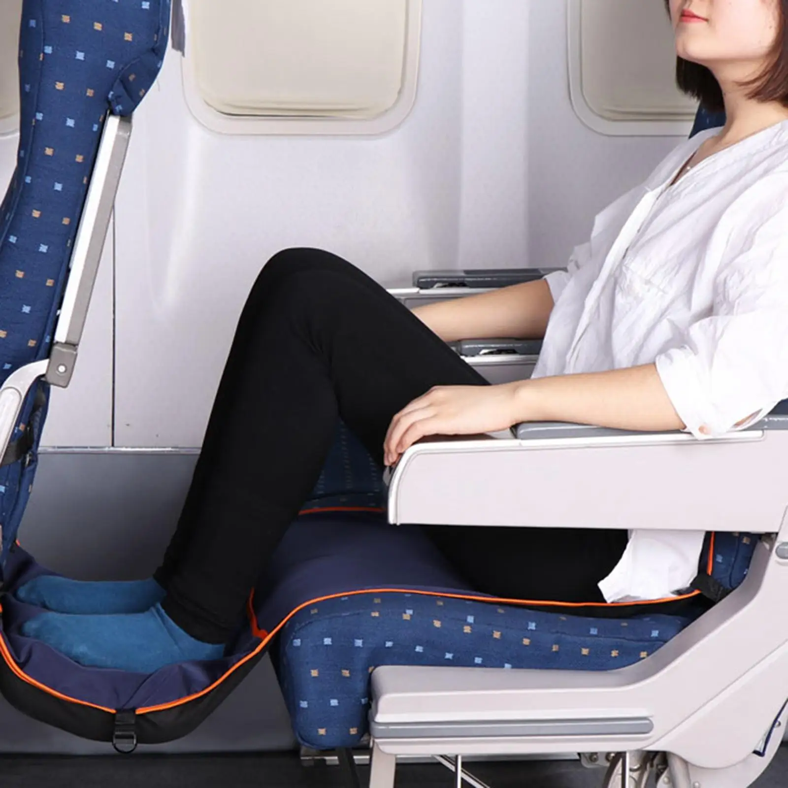 Гамаки для ног: отдых и комфорт от усталости в самолете и на работе