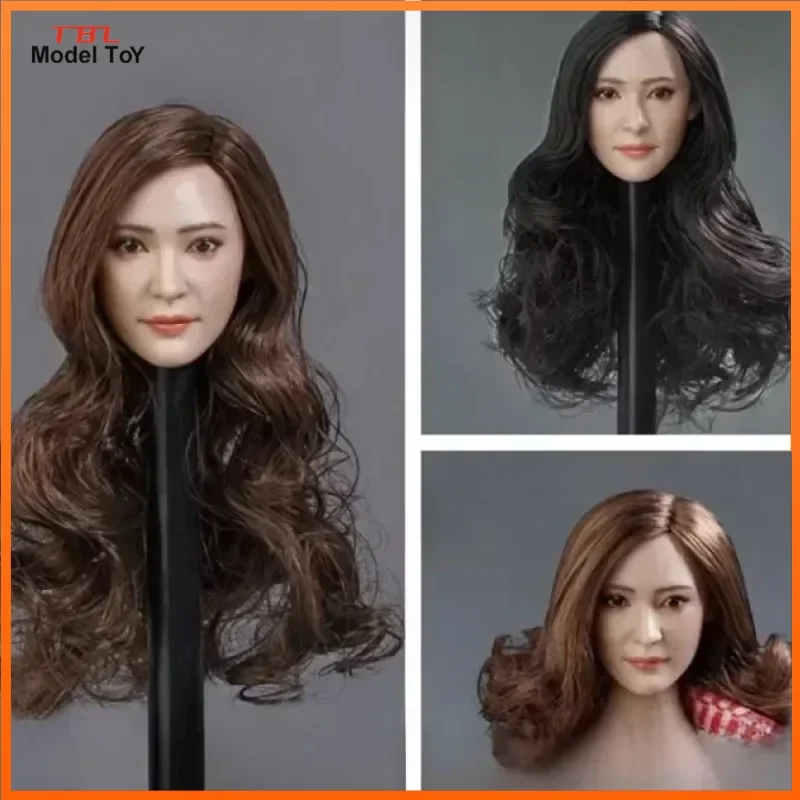 Голова-Лепка Yang Mi GC014 в масштабе 1/6 знаменитая азиатская звезда голова-резьба