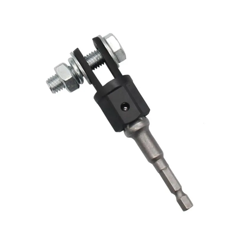 Scissor Jack Adapter With 1/2 Inch Chrome Vanadium Steel Socket Adapter Drive Impact Wrench Tool 1set