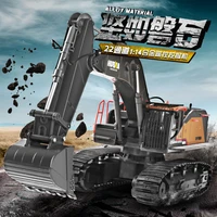 professional 22 pass remote control alloy excavator excavator childrens engineering vehicle toy model toy rc vehicles