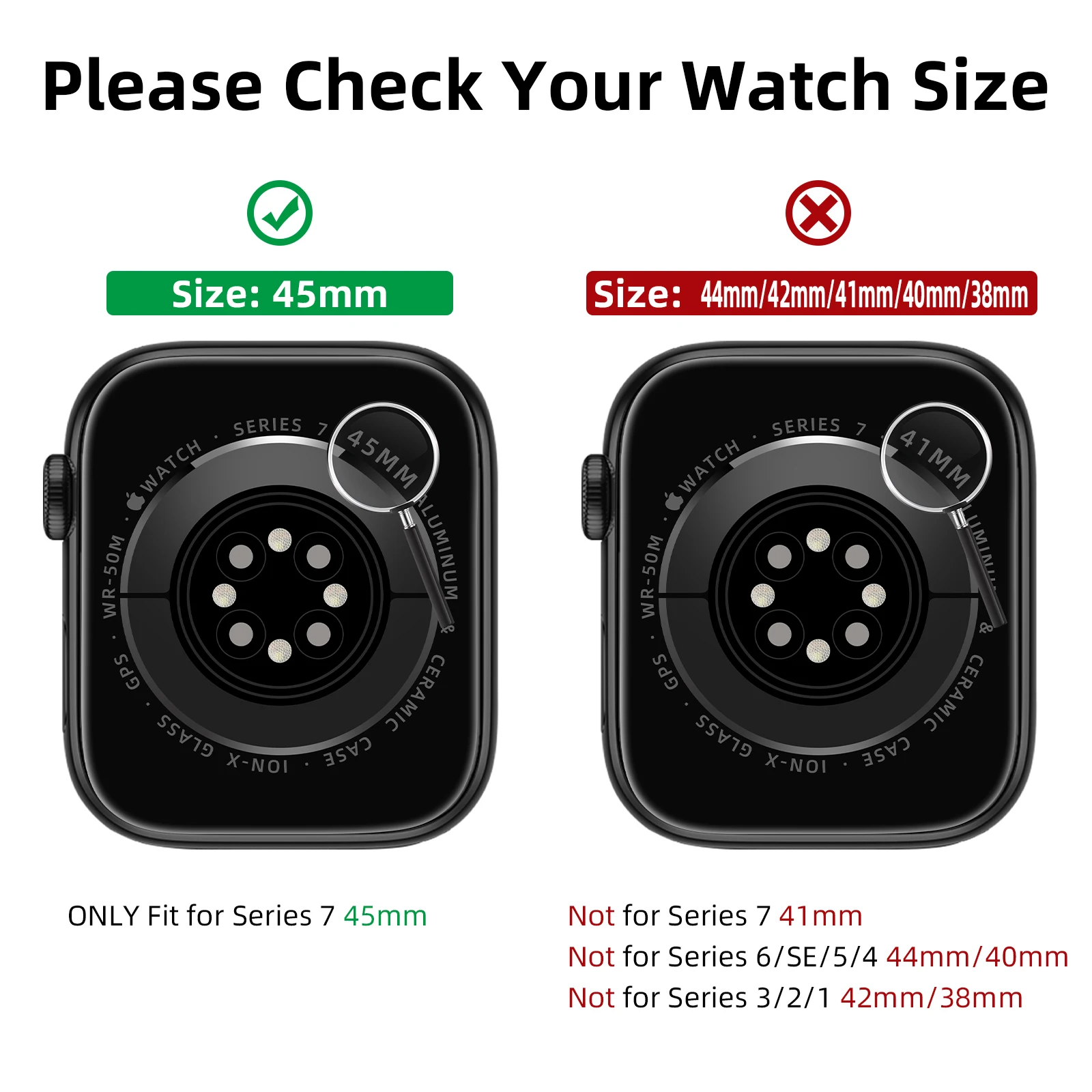 Metal Case Soft Tpu Rubber Strap for IWatch Series 7 6 5 4 3 Se Adjustable Stainless Steel Buckle for Apple Watch Band 44mm 45mm