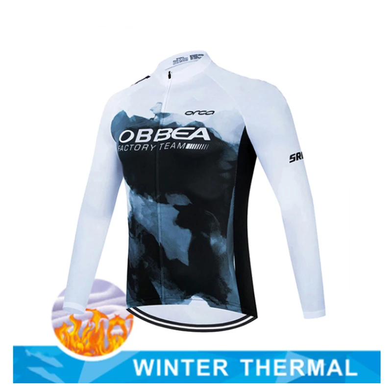 

Winter Fleece Men's 2023 Cycling Jersey Set Mountian Bicycle Clothes Wear Ropa Ciclismo Mountain Bike Clothing Team Cycling Suit