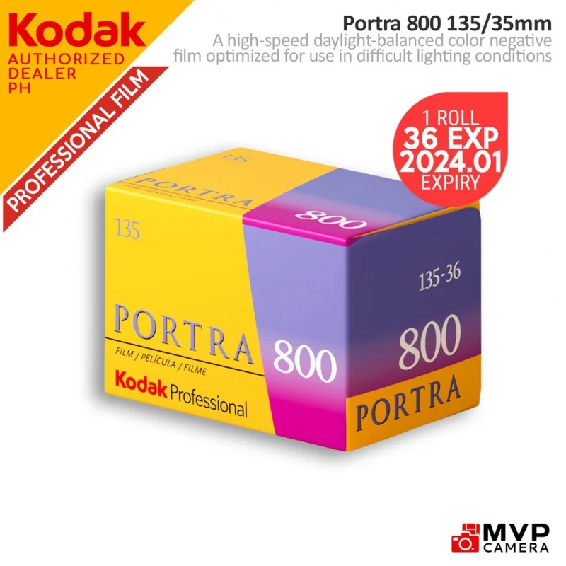 

KODAK PORTRA профессиональная 800 (1 рулон) 135 35 мм цветная отрицательная пленка EXP 2024 C41 технологическая камера MVP