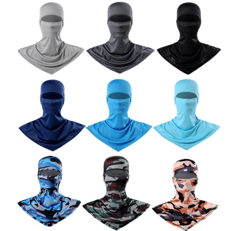 

Tactical Mask Sun/UV Protection Face Mask Balaclava Paintball Cycling Hiking Scarf Fishing Ski Masks Breathable Long Neck Covers