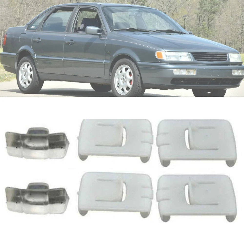 

6x крепеж для сиденья, направляющая для бегунов, направляющая для VW PASSAT B1 B2 B3 B4 1973 - 1997 Dasher Corsar карат Santana Quantum 35i