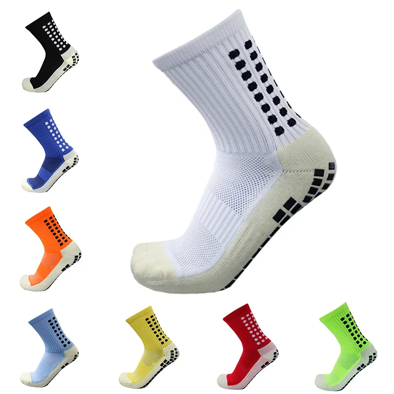 

Новые мужские футбольные носки, спортивные носки средней длины, противоскользящие футбольные носки, хлопковые носки, велосипедные носки, с...