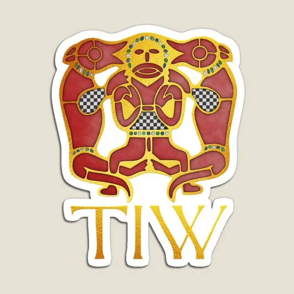 Магнит Саксон-Бог войны Tiw симпатичный детский держатель детская игрушка