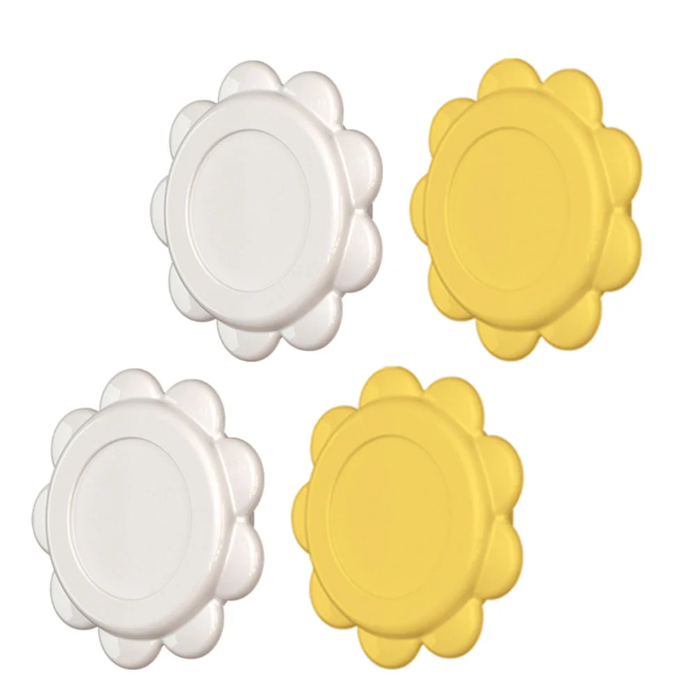 

4Pcs Hook Magnetic Absorbing Hook Adhesive Magnetic Hooks Sunflower Shaped Hooks Magnetic Hangers for Indoor Bathroom Kitchen