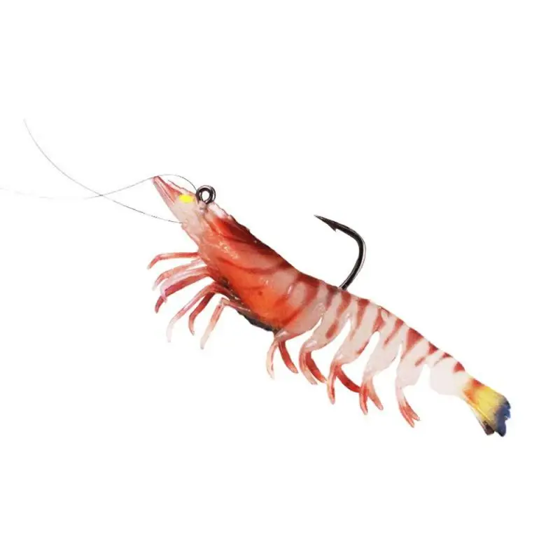 

Top 1.8m Bait Pva Bait Wobblers Artificial Fishing Tackle Eo Luminous Wooden Shrimp Squid Hook 3d Eye Bass Artificial Bait