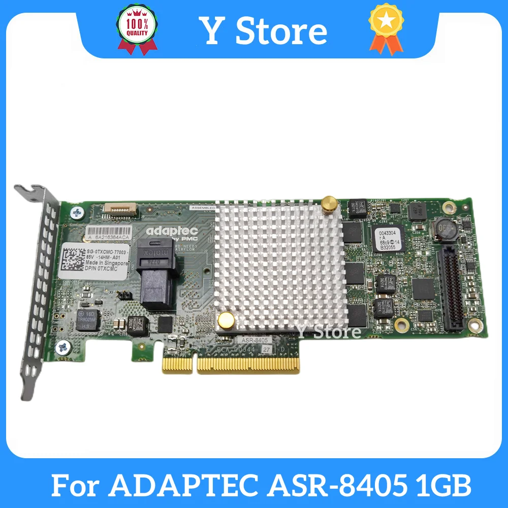 

Original For ADAPTEC ASR-8405 1GB 4-port SATA / SAS RAID Controller 12Gbps 1G RAID Card For LSI 9361-4I 8I 100% Tested Fast Ship
