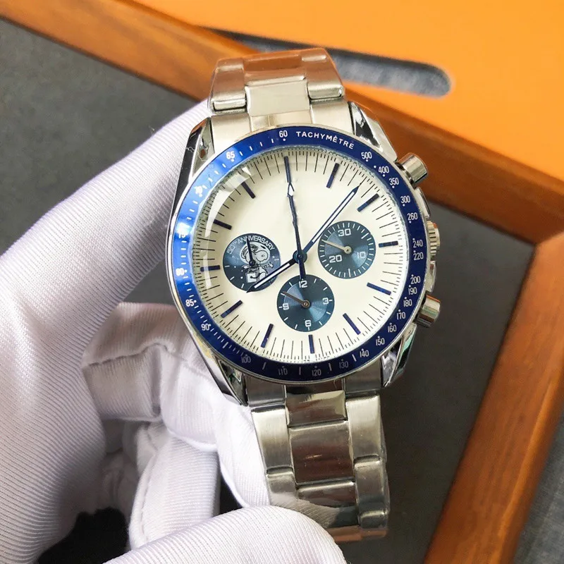

2022 Top Brand Speedmaster Luxury Watch for Men Luminous Calendar Chronograph Men's Relogio Masculino Quartz Watch