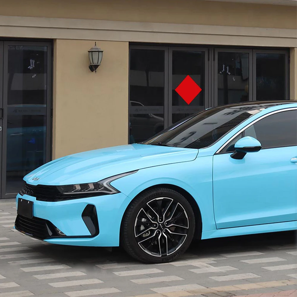 Глянцевая синяя пленка для упаковки автомобиля виниловая авто наклейка сделай