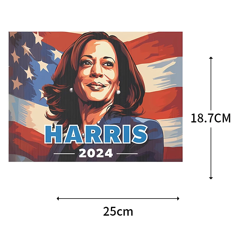 2024 популярная одежда для изготовления теплоотдачи Камала Харриса стикеры с