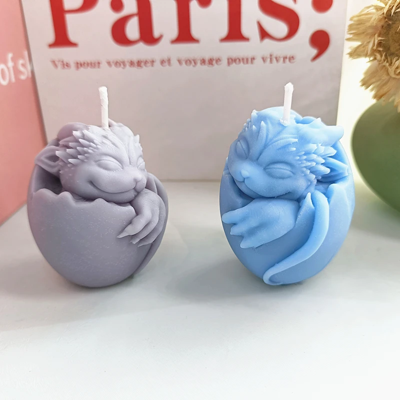 

Christmas Decoration Baby Dragon Egg Silicone Mold Resin Epoxy Fondant Gift Moulds Home Decor Cake Accessories Tools