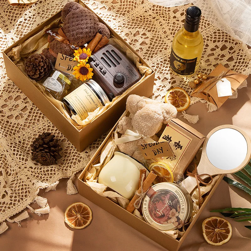 

Mori series souvenir bridesmaid wedding high-end gift box set paper bags gift box gift bags packaging box birthday party candy