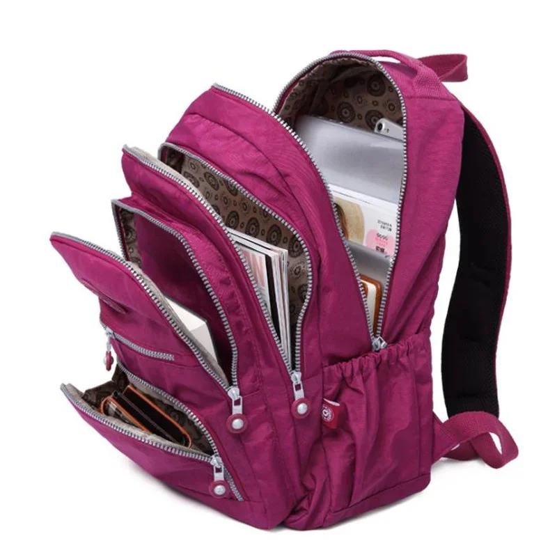 

Mochila Feminina School Backpack for Teenage Girl 2023 Travel Back Packs Bag Women Nylon Waterproof Laptop Bagpack