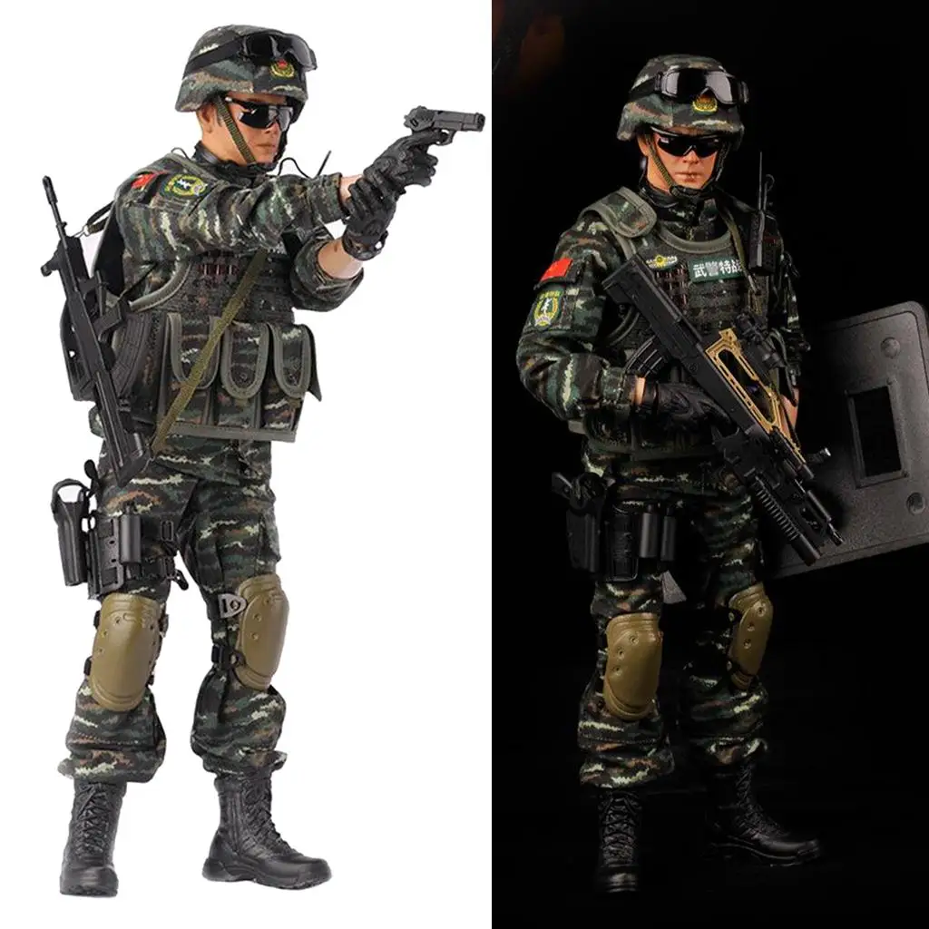 

12" Army Male Model 1/6 Peace Mission Uniform Soldier Action Figure