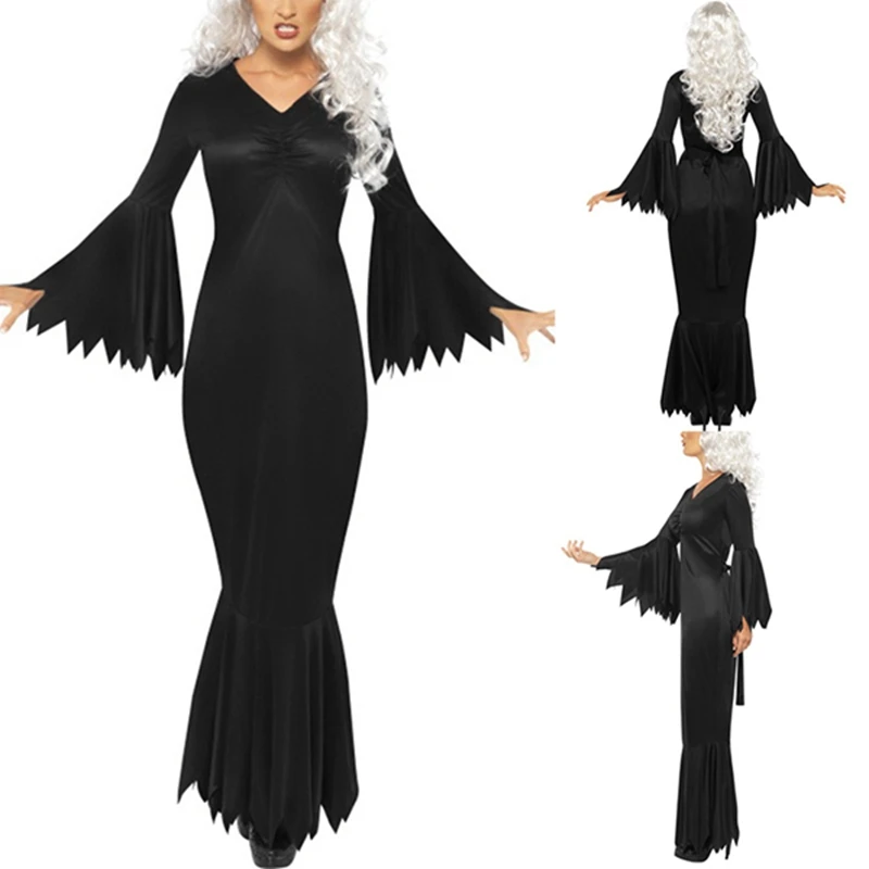 

Женский костюм для косплея NEW-Women's Хэллоуин призрак фестиваль ужас призрак одежда для вечевечерние костюм для представлений черный