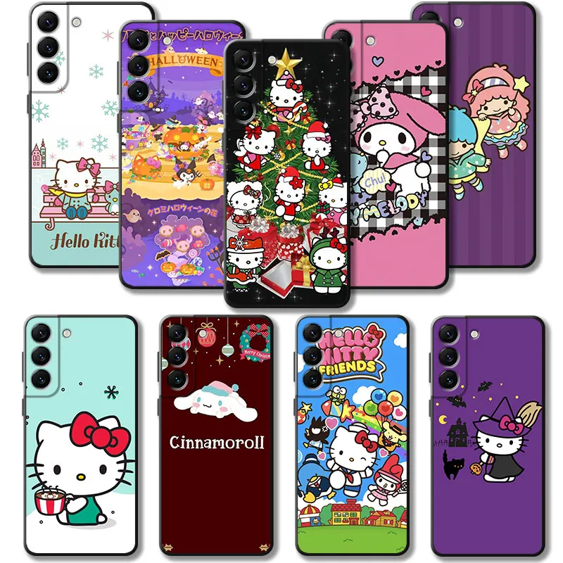 

Cinnamorol Melody Cartoon Cases Phone Case For Samsung Galaxy S22 S21 S20 Plus S10 S8 S7 S9 S10e Ultra FE Edge Protective Shell