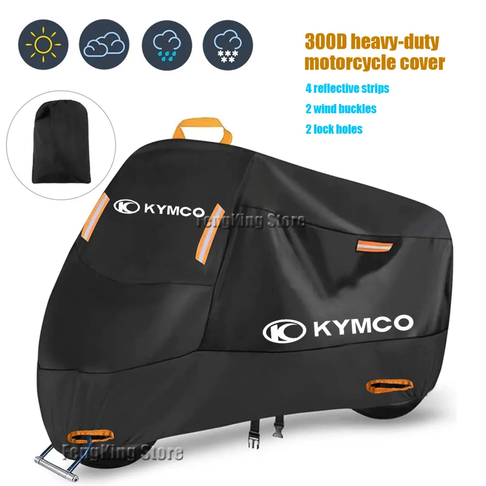 Для KYMCO Xciting 250 300 400 AK550 CT250 CT300 S400 чехол для мотоцикла водонепроницаемый уличный