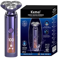 original kemei 3d floating head electric shaver for men waterproof beard electric razor facial rechargeable shaving machine