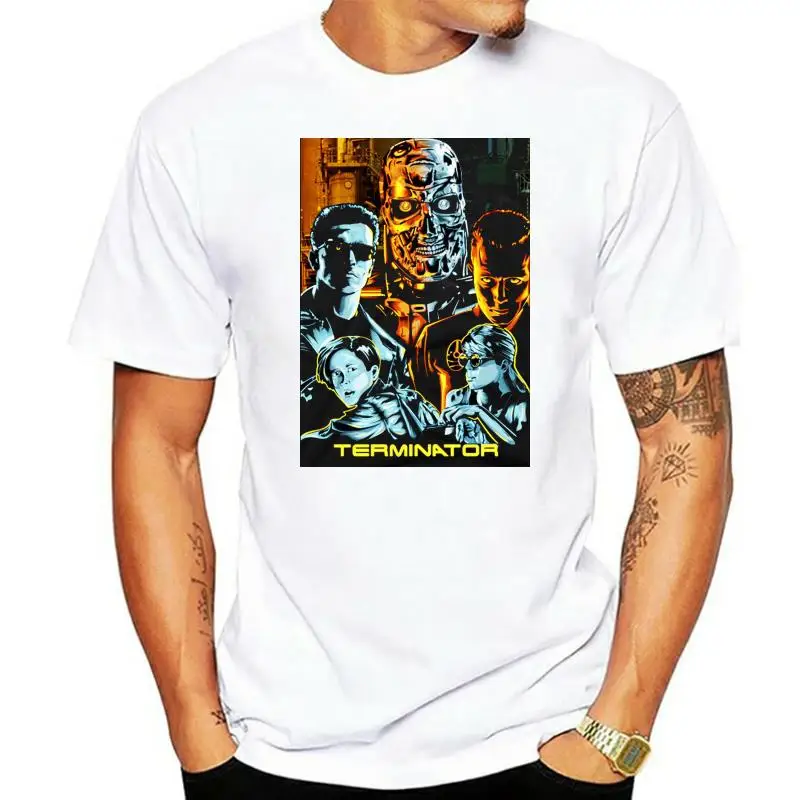 

Terminator Movie 100% Cotton Men'S T-Shirt E0346 Birthday Gift Tee Shirt