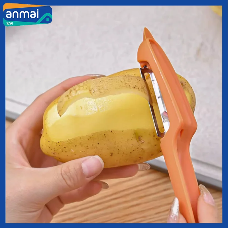 Anmai многофункциональная Чистящая щетка 2 в 1 для фруктов овощей пищевых продуктов