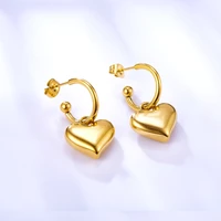 hoop earrings for woman 2022 %d1%81%d0%b5%d1%80%d1%8c%d0%b3%d0%b8 stainless steel gold silver color fashion earrings fashion jewelry brincos gift