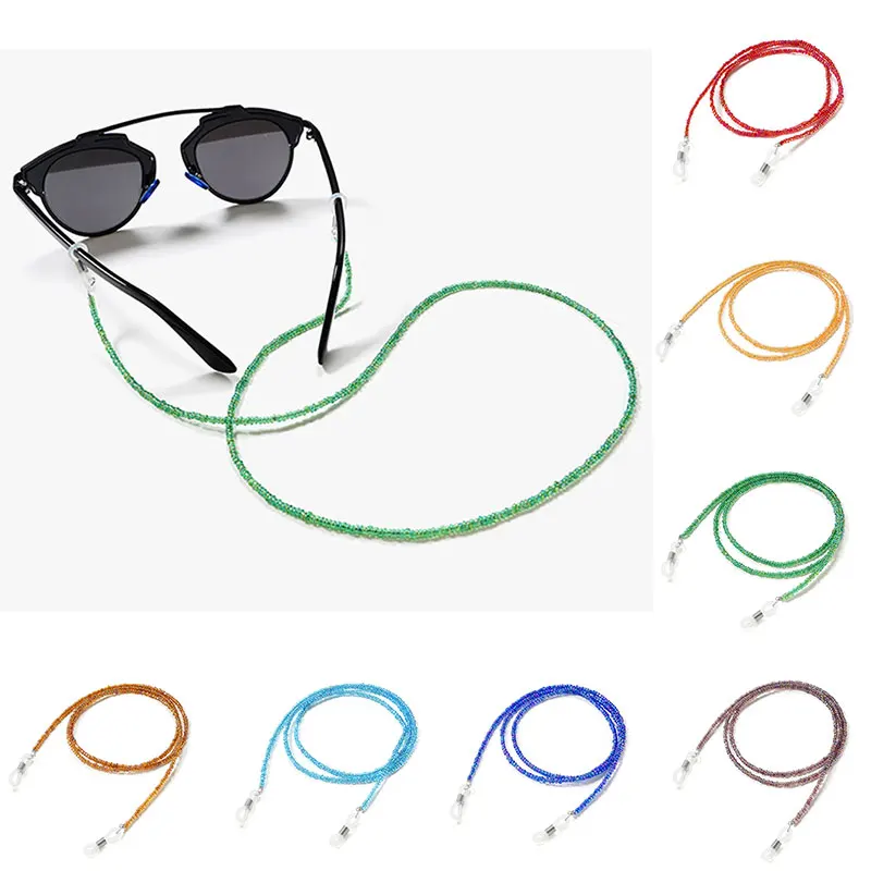 

Classic Multicolor Beaded Eyeglass Chains Glasses Reading Eyeglasses Holder Strap Cords Lanyards Retro Glasses Accessories