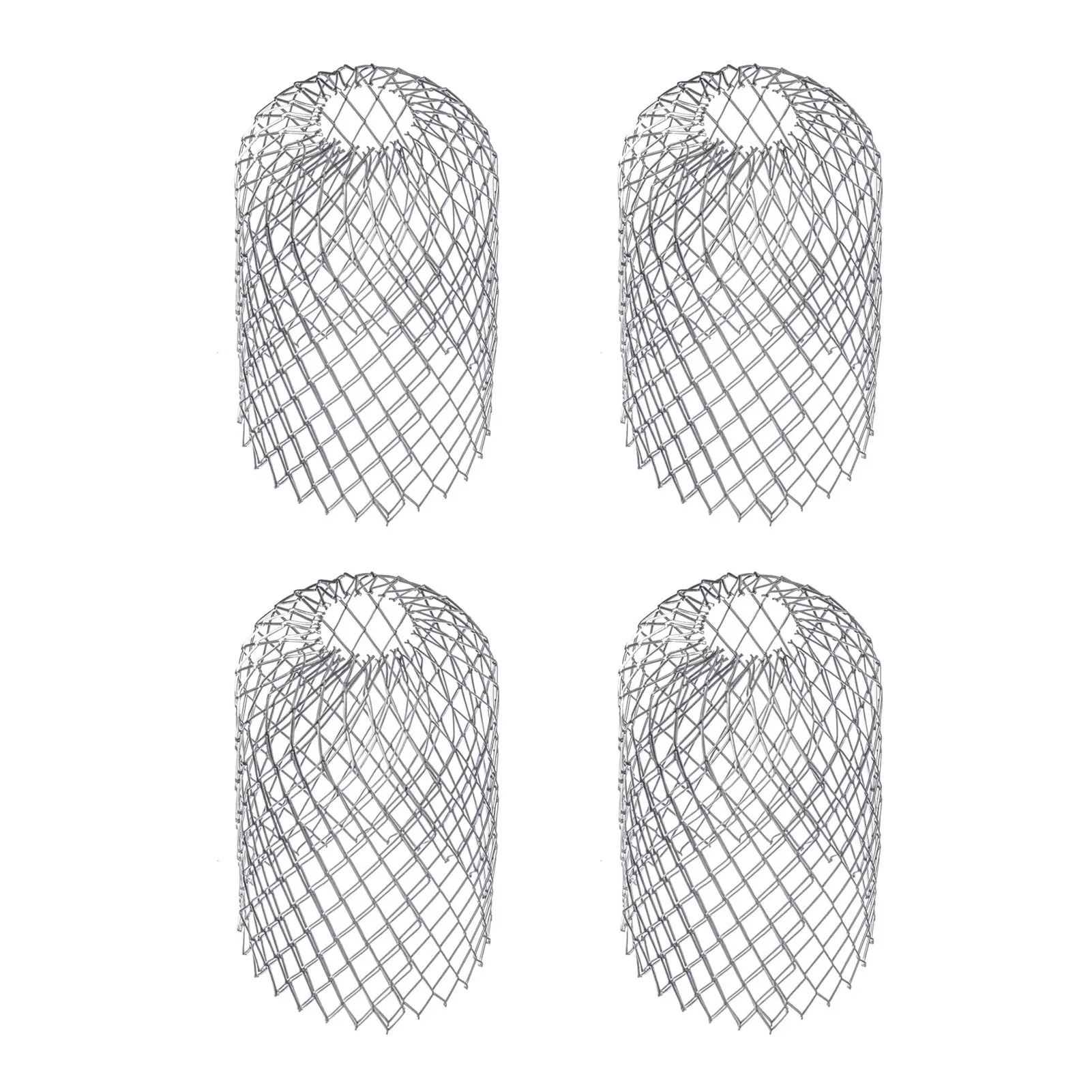 

4pcs 3inch Easy Install Gutter Guard Mesh Cover Garden For Leaves Debris Strainer Protection Expandable Filter Aluminum Drain