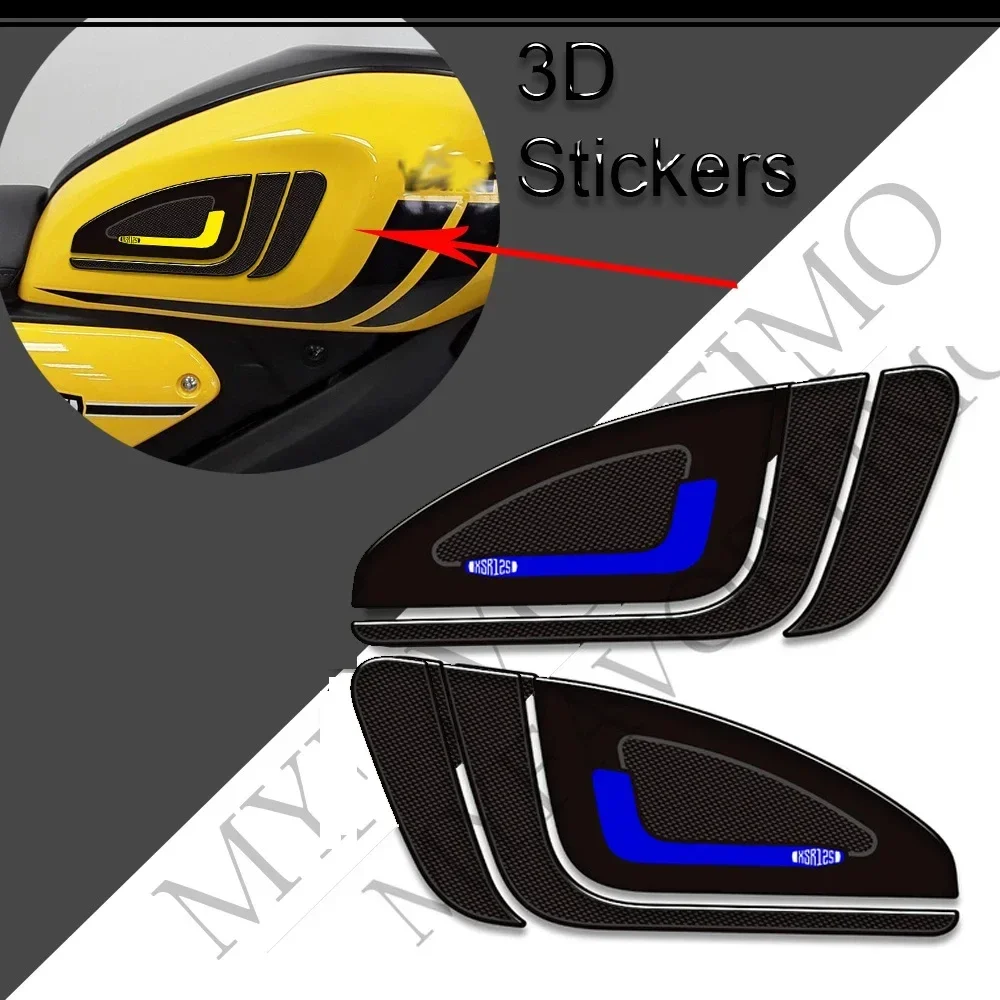 Подходит для Yamaha XSR125 2021-2023 защита от царапин мотоцикла накладка на бак боковые