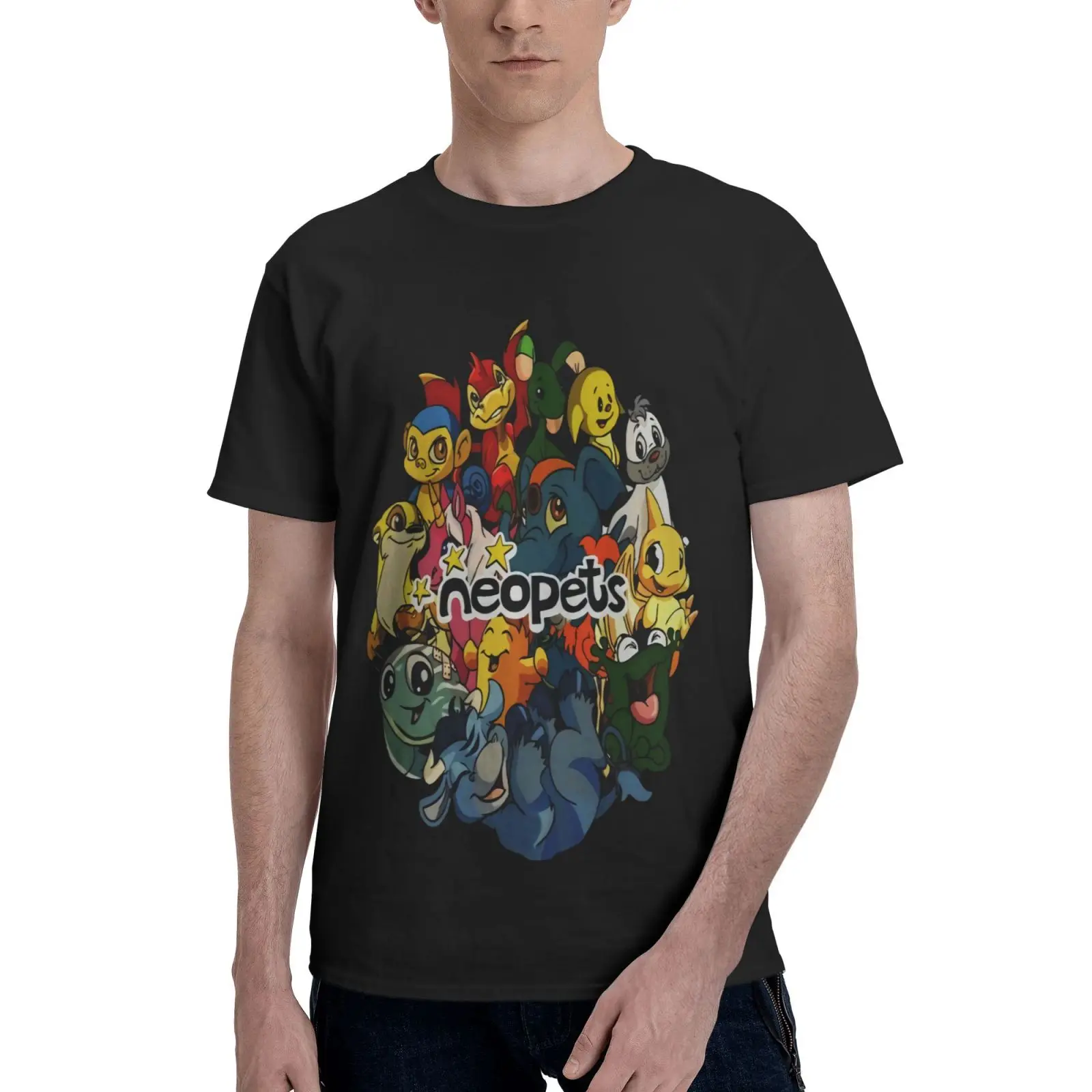 

Эксклюзивная Мужская футболка Sdcc 2019 Neopets 20Th 1541, аниме футболка, Женская манга, Мужская одежда, мужская футболка