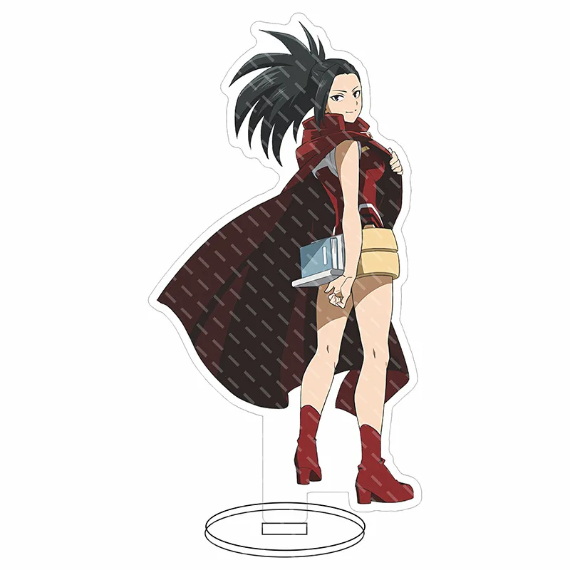 

Anime My Hero Academia YAOYOROZU MOMO Model Toy Acrylic Figure Kirishima Eijiro Stand Plate Desk Decor Prop Fans Collection Gift