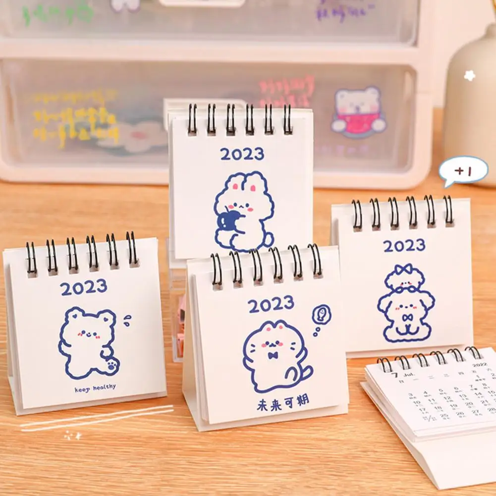 

Making Schedule Notes Eco-friendly 2023 Creative Office Desktop Calendar for Office