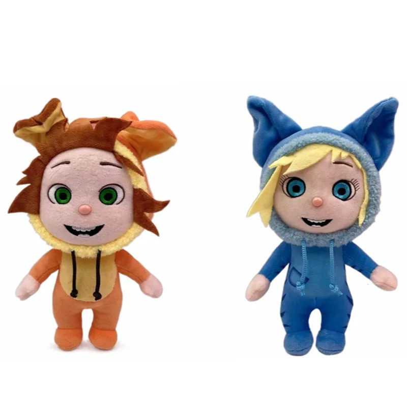 

25-30cm Cartoon Dave and Ava English Early Education Animation Stuffed Animals Plush Dolls Kids Baby Soft Birthday Gifts Dolls