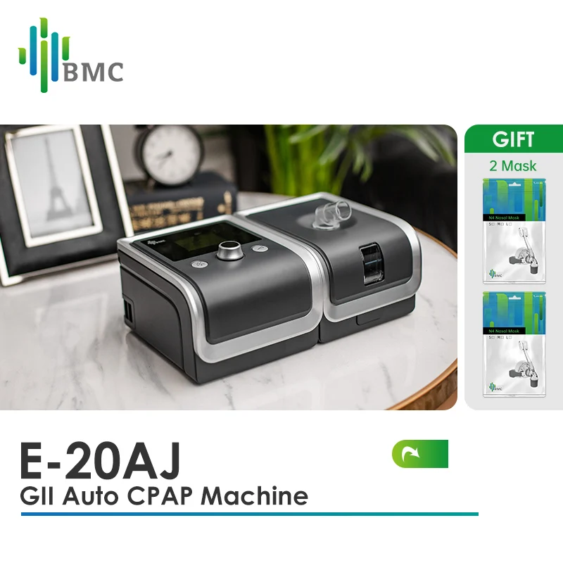 BMC E-20AJ APAP CPAP-машина с увлажнителем и маской 2 4-дюймовый экран устройство для сна
