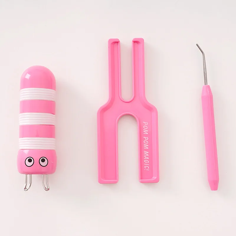 3 шт. набор для изготовления помпонов вязальные поделки вязальная машина шариков