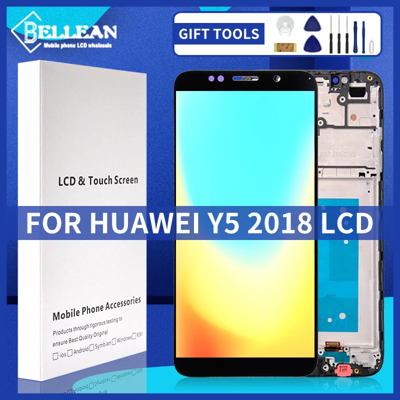 Catteny 5 45 дюймов Y5 Prime 2018 дисплей для Huawei ЖК-сенсорный экран дигитайзер Pro в сборе с
