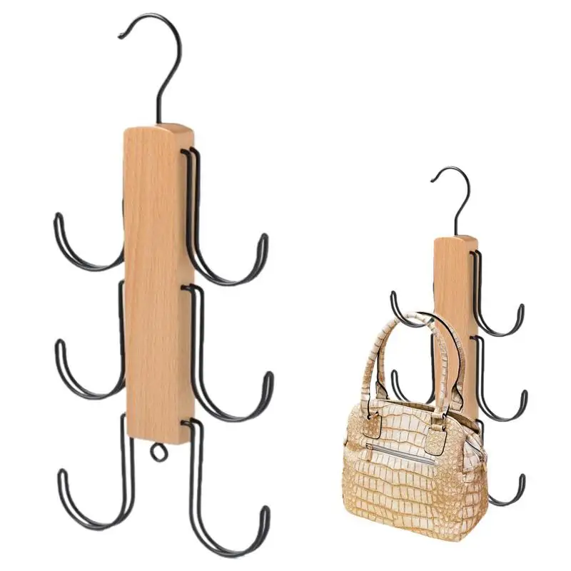 

Coat Hanger Wood Hat Hook For Clothes Robe Utility Entryway Coat Hanger For Towels Reusable Backpack Hat Hook For Laundry