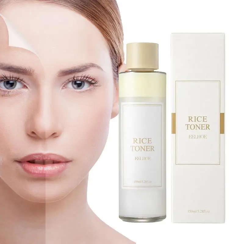 

150ml Rice Toner White Rice Whitening Serum Nourishing Moisturizing Whitening Anti-Wrinkle Serum Shrinks Pores Repairs Skin Care