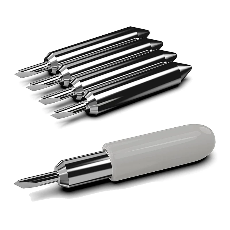 

5 Pcs Replacement Cutting Blades For Cri-Cut Joy, Standard Blades For Cutting Vinyl Fabric Carbide