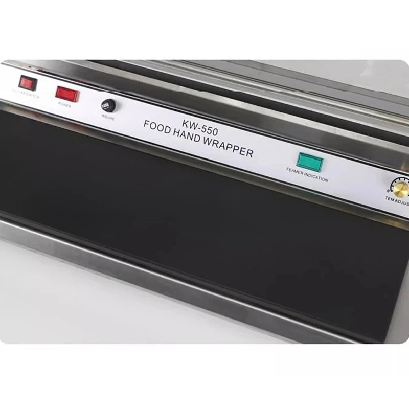 Фото KW-550 50 см упаковочная машина 500 мм бытовая машина для сохранения продуктов питания свежие фрукты овощная пленка упаковочная машина для запечатывания пищевых продуктов №4