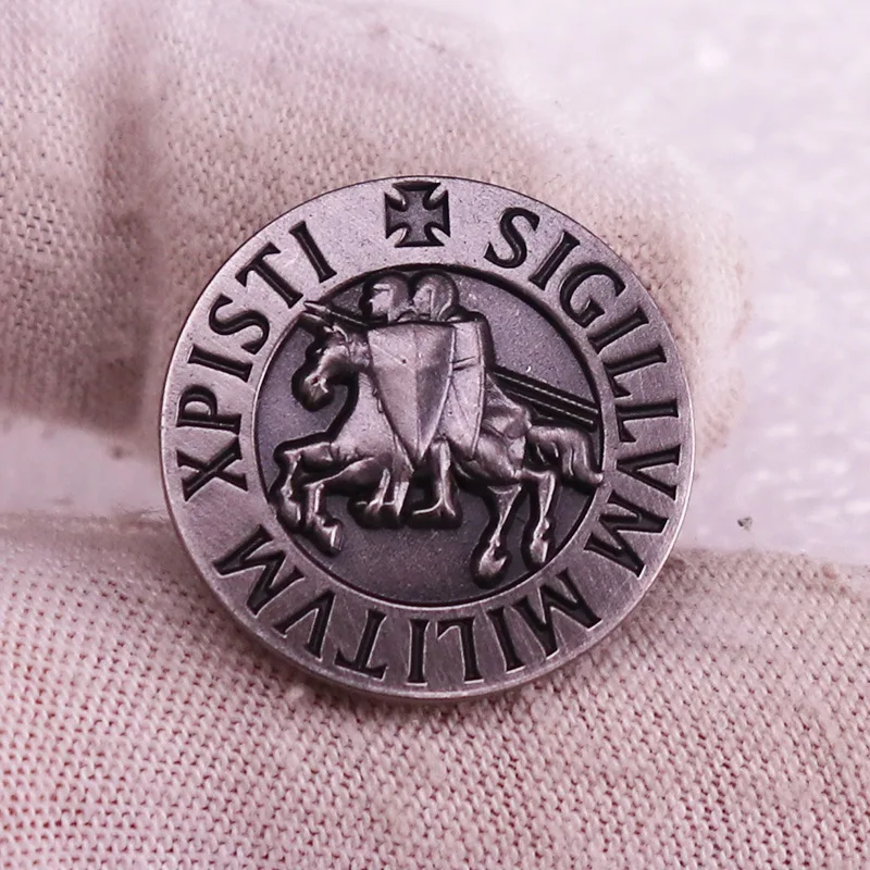 

Символ национальной Западной команды Templar Crusader Insignia, модный металлический значок на лацкан, аксессуары для рюкзака, подарки